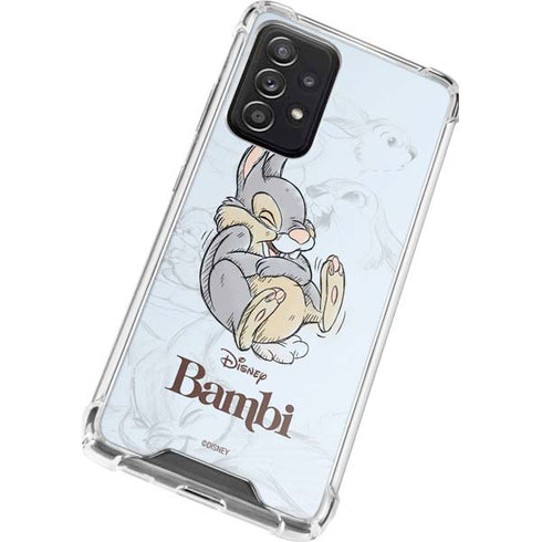 Disney Bambi Thumper Sketched portrait Galaxy A72 5G Clear Case